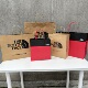 North 牛皮纸袋 Face北面 The 柜台正品 手提袋 鞋 服购物袋子