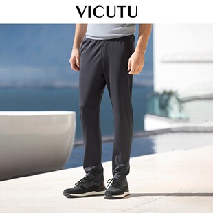 新款 商场款 男舒适轻薄休闲长裤 直筒运动裤 西裤 VICUTU威可多休闲裤
