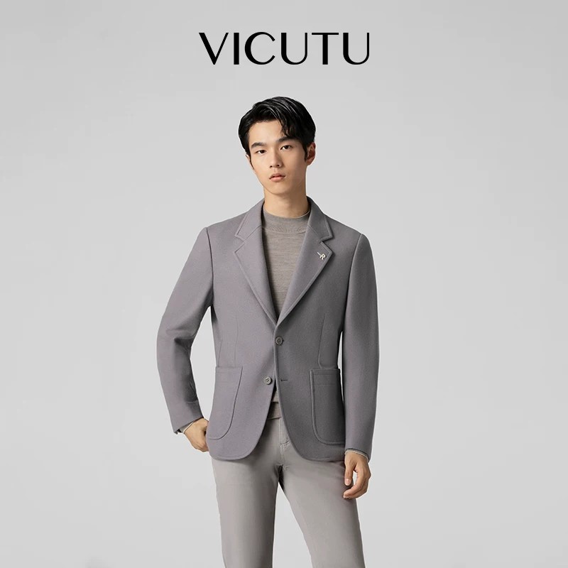 VICUTU威可多男士商务西服修身单西时尚西装外套