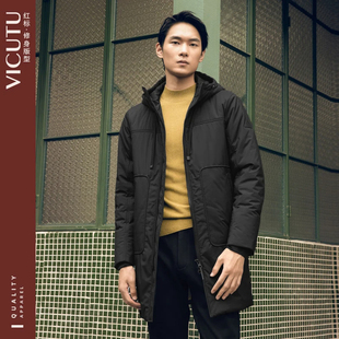 【反季】VICUTU威可多男士棉服舒适亲肤温暖时尚修身秋冬外套