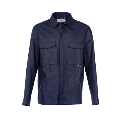 AGNONA SS 男士休闲亚麻衬衫外套