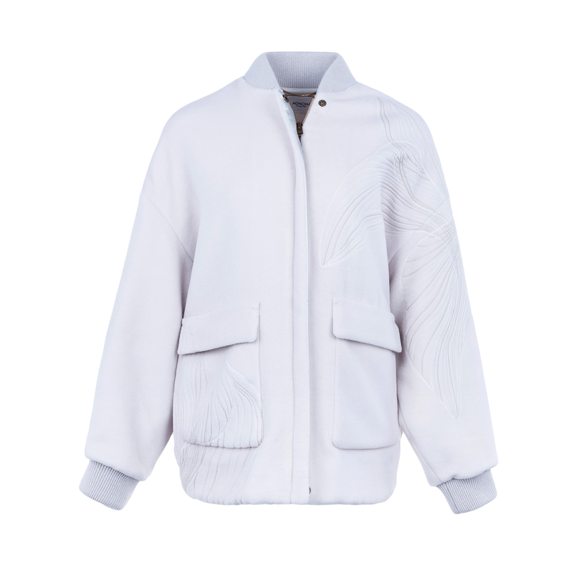 AGNONA FW 女士刺绣羊驼毛外套,女装/女士精品,毛呢外套,淘宝优惠券,粉丝福利购,淘宝优惠卷