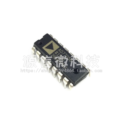 直插 AD7705BN AD7705BNZ 16位2通道AD转换器 DIP16 全新进口