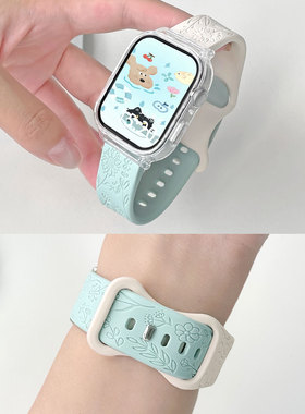 适用小米手环9pro表带腕带新款硅胶智能运动8pro红米watch6/5/4表带夏天向日葵时尚女士透气redmi3/2/1青春版