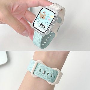 适用小米手环9pro表带腕带新款硅胶智能运动8pro红米watch6/5/4表带夏天向日葵时尚女士透气redmi3/2/1青春版