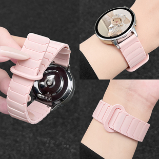 46mm 1替换腕带女表男士 适用VIVO手表watch5手表带链硅胶磁吸IQQQ手表watchgt表带女生vivo智能运动3