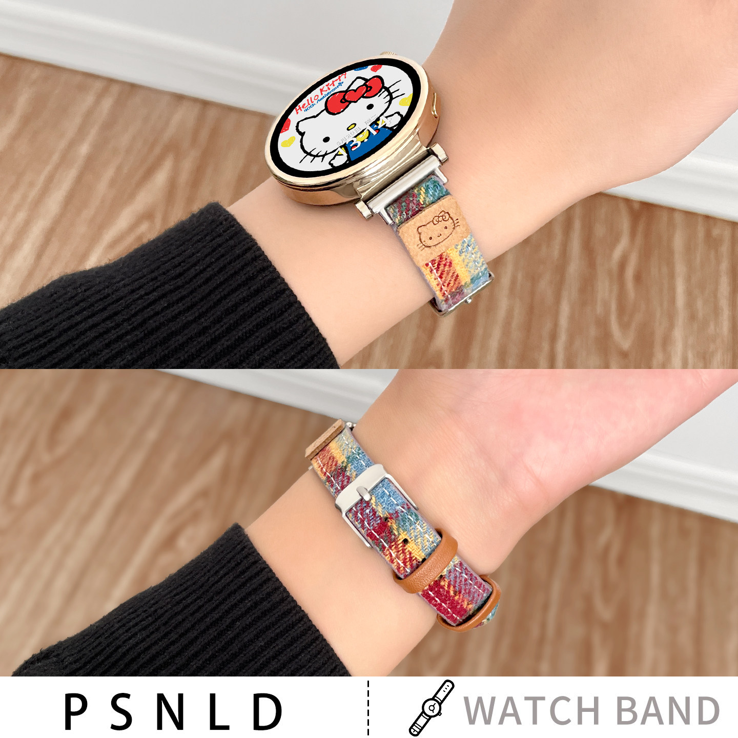 华为gt6表带韩系kt猫毛呢psnld