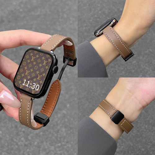 psnld皮质磁吸扣iwatch10表带