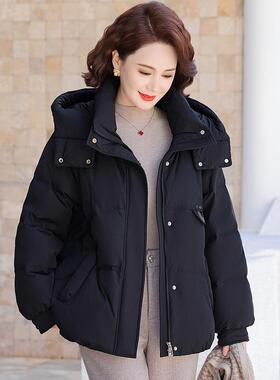 正品鹅白绒羽冬8502绒服女新款妈妈个装短款小子加厚冬装外套