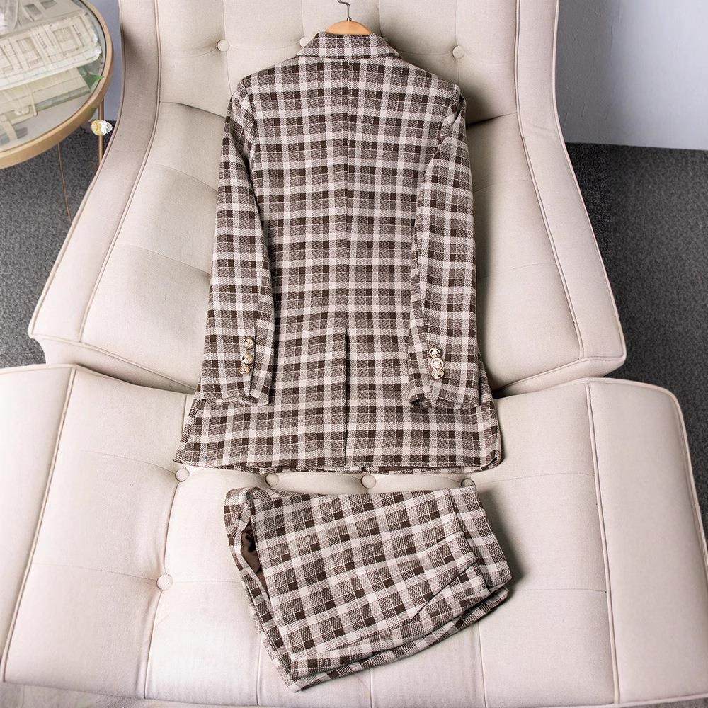 复古格纹YLF-8016小西领外套套女紧短裤装春秋冬季新款洋气休闲松,女装/女士精品,职业女裤套装,淘宝优惠券,粉丝福利购,淘宝优惠卷
