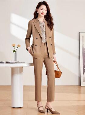 卡色职装业西装套女AL822100春秋新款时尚洋气其公考试面正装气质