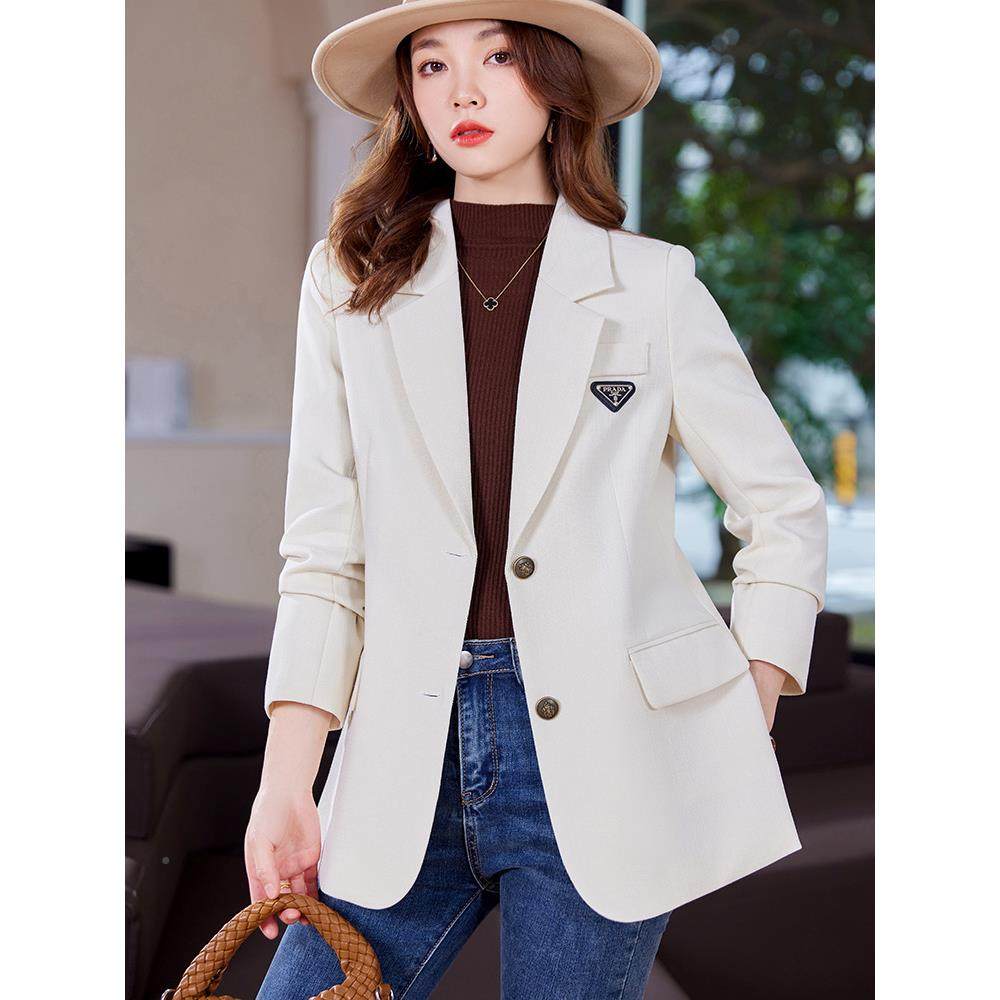 卡其色洋小个子西装款外套女两粒扣秋冬新显宽松瘦AL738243高档西,女装/女士精品,西装,淘宝优惠券,粉丝福利购,淘宝优惠卷