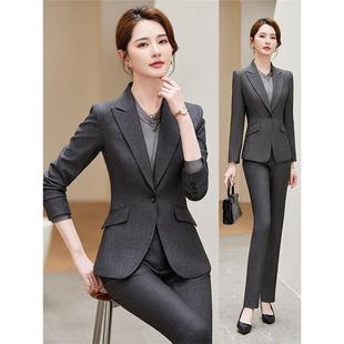 正女装职业装装气AL82566质女神范酒前台工作店西店套服套装女