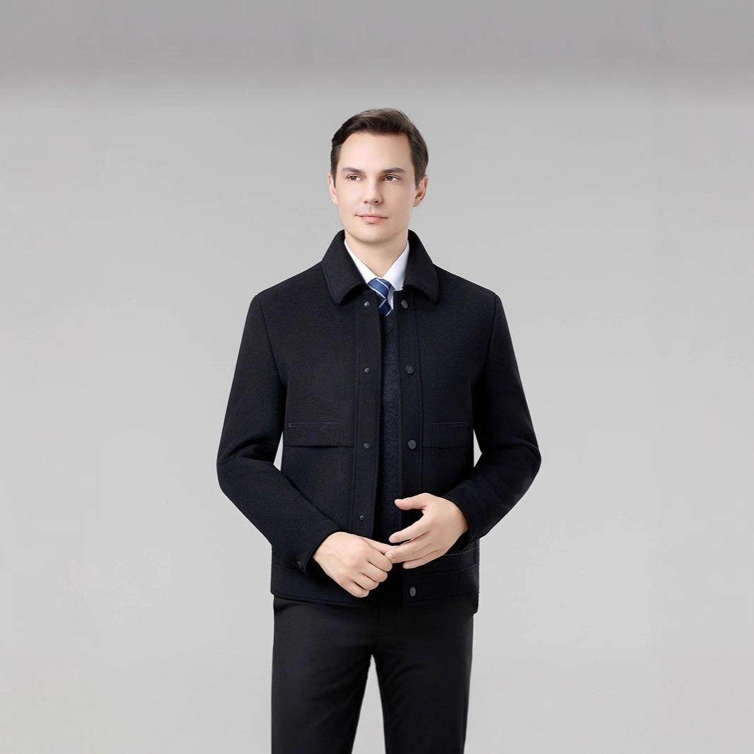 加羊毛双面呢商夹8211-BB克可拆卸绒内胆厚男务休闲毛呢外套羽西,男装,毛呢大衣,淘宝优惠券,粉丝福利购,淘宝优惠卷