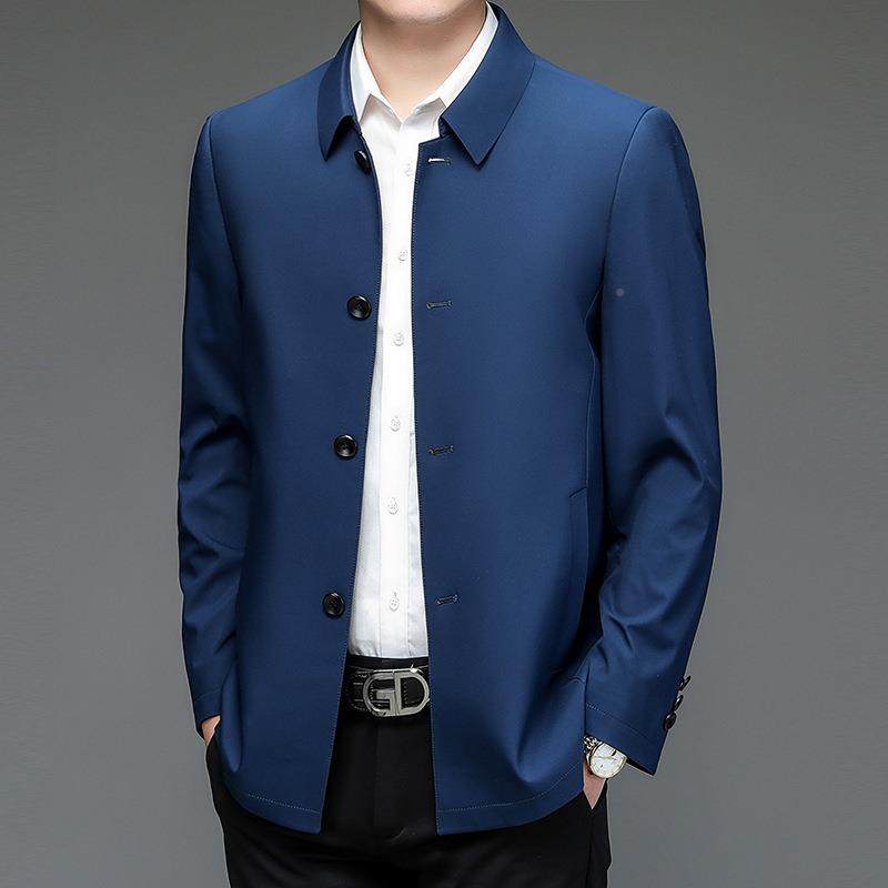 春秋新款克男士商务翻领夹中年2230-PP爸爸装休闲外上衣套男风衣,男装,夹克,淘宝优惠券,粉丝福利购,淘宝优惠卷