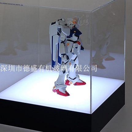 亚克力展示盒定制订制工艺品模型手办玻璃罩防尘罩透明盒子