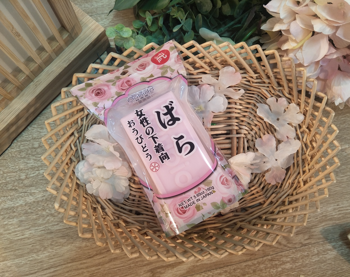 3支装日本樱美堂女性内衣小苏打鲜花香皂180g*3块内衣内裤皂杀菌