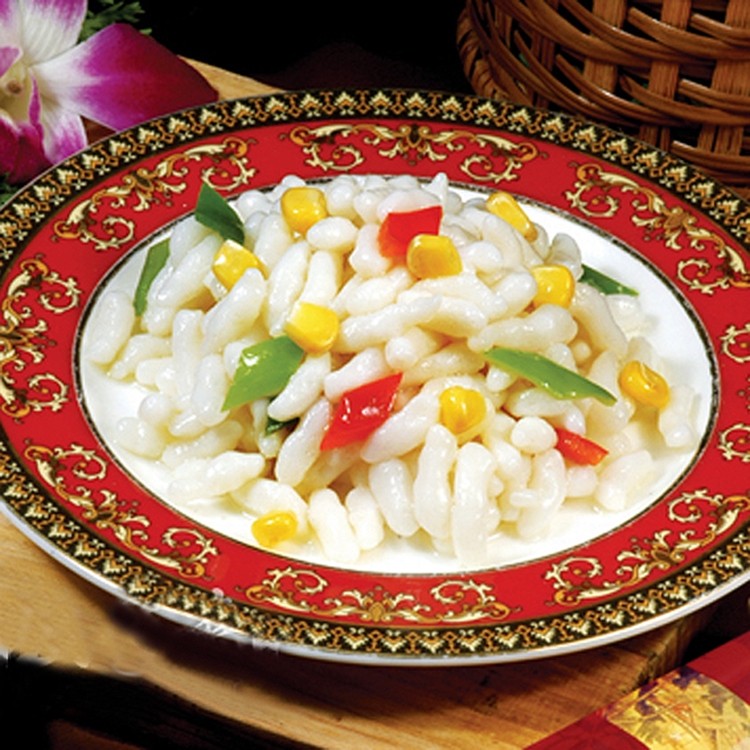 白鱼米 果味白鱼米 淡水鱼糜 速冻鱼肉制品 酒店方便特色食材200g