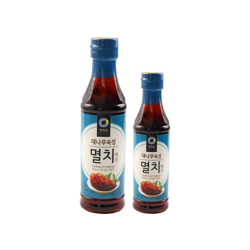韩国进口清净园鱼露鳀鱼银鱼汁韩式泡菜辣白菜用调料海鲜汁500g