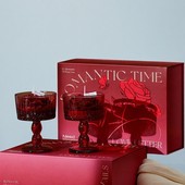 罗曼蒂克玫瑰香薰蜡烛造型蜡香薰礼盒新婚订婚结婚七夕礼物伴手