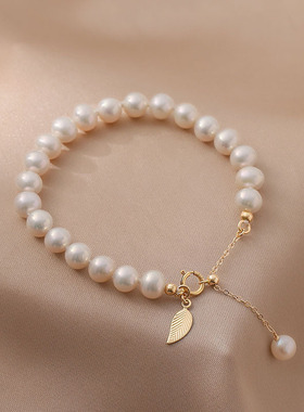 新中式天然淡水珍珠不掉色手链