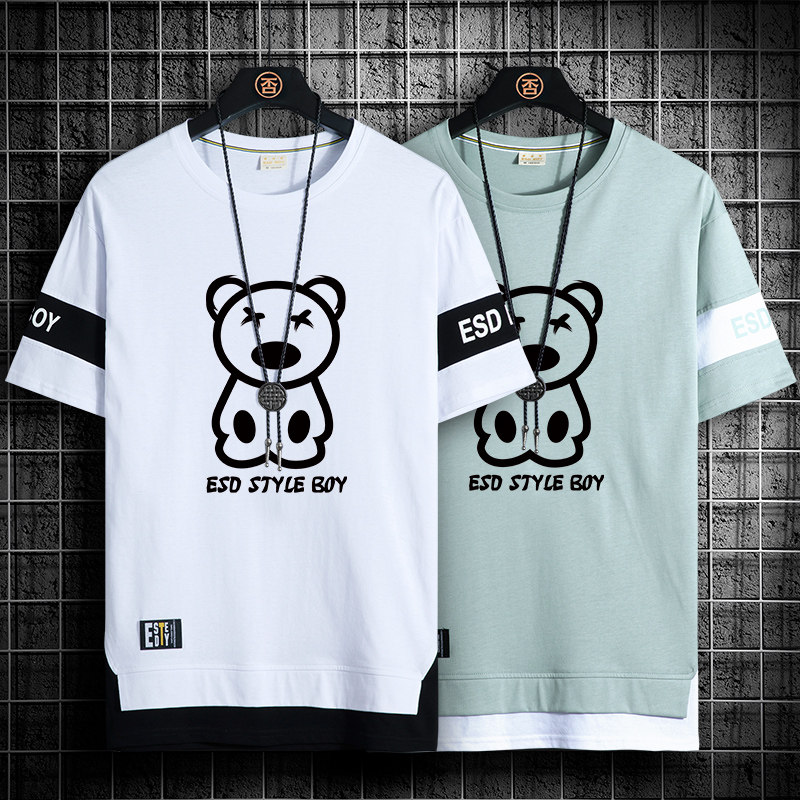 13青少年短袖t恤男孩15岁初中学生运动套装16夏季新款高中生体恤在类目 男装, T恤中 - 来自Buy2taobao.com提供专业的淘宝代购服务