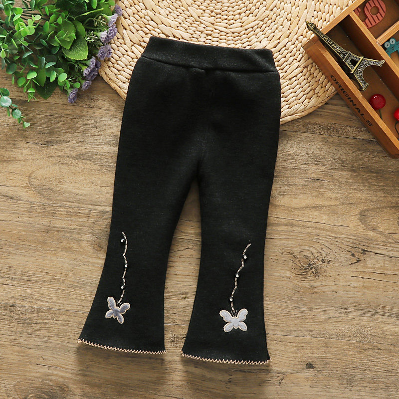 幼小童打底裤女宝宝加绒喇叭裤秋冬女童一体绒长裤加厚洋气韩版裤,童装/婴儿装/亲子装,裤子,淘宝优惠券,粉丝福利购,淘宝优惠卷