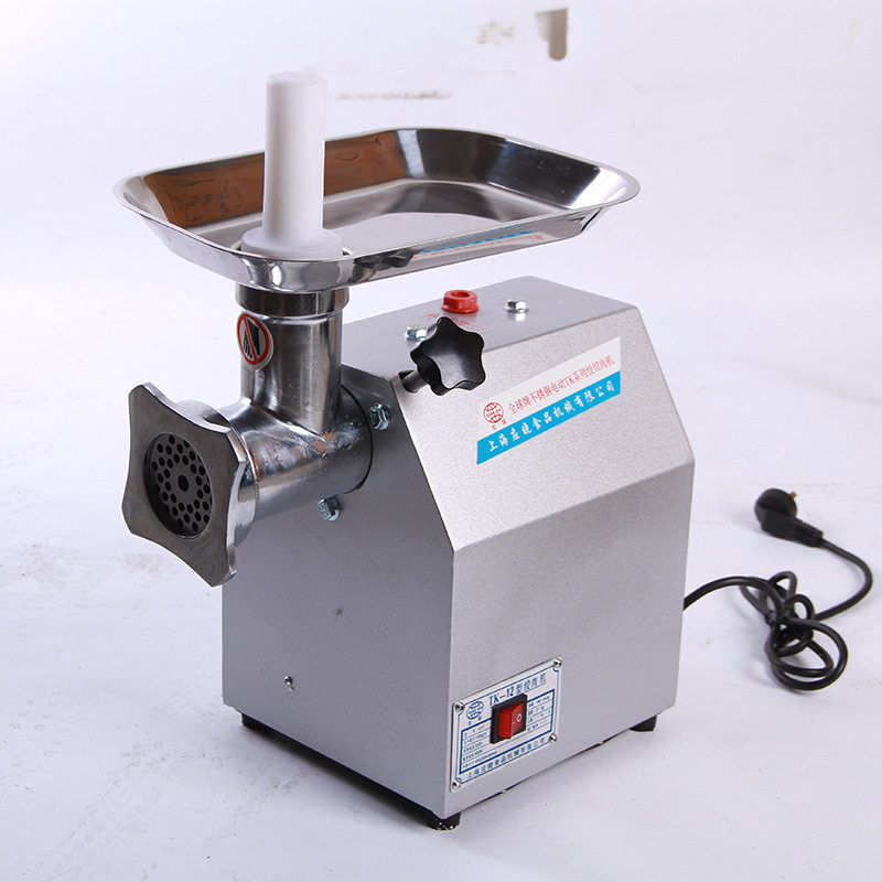 全球12型全自动多功能电动料理机家用绞肉机大型商务灌肠机