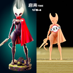 空洞骑士丝之歌大黄蜂游戏手办1/64nsfw拟人角色1/43比例微缩白模