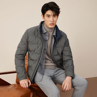 【清仓】红豆羽绒服男冬季轻暖轻便青年商务休闲防风保暖外套男士
