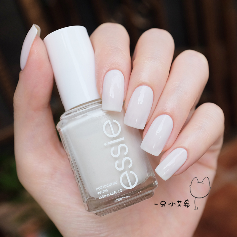 免烤指甲油ESSIE63白色棉花糖024