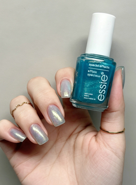ESSIE特效37蓝金偏光指甲油免烤