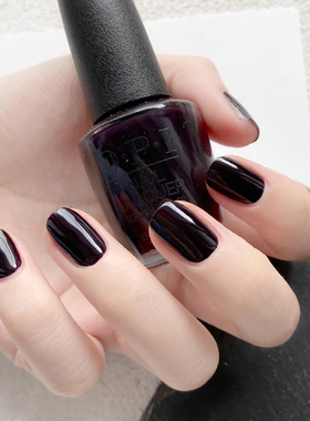 OPI正品美国指甲油W42 lincoln park after dark酱紫色P41显白W58