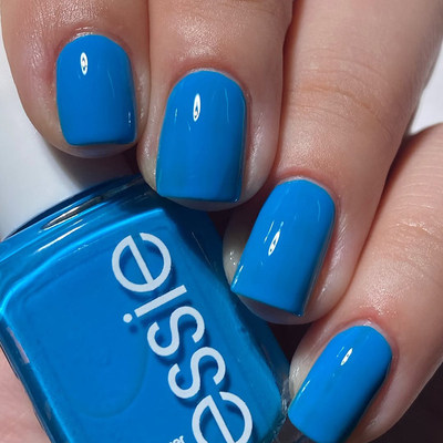 essie晴空蓝油画蓝色指甲油