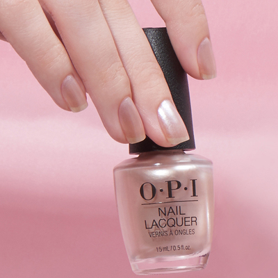 OPI免烤细闪香槟指甲油免烤显白