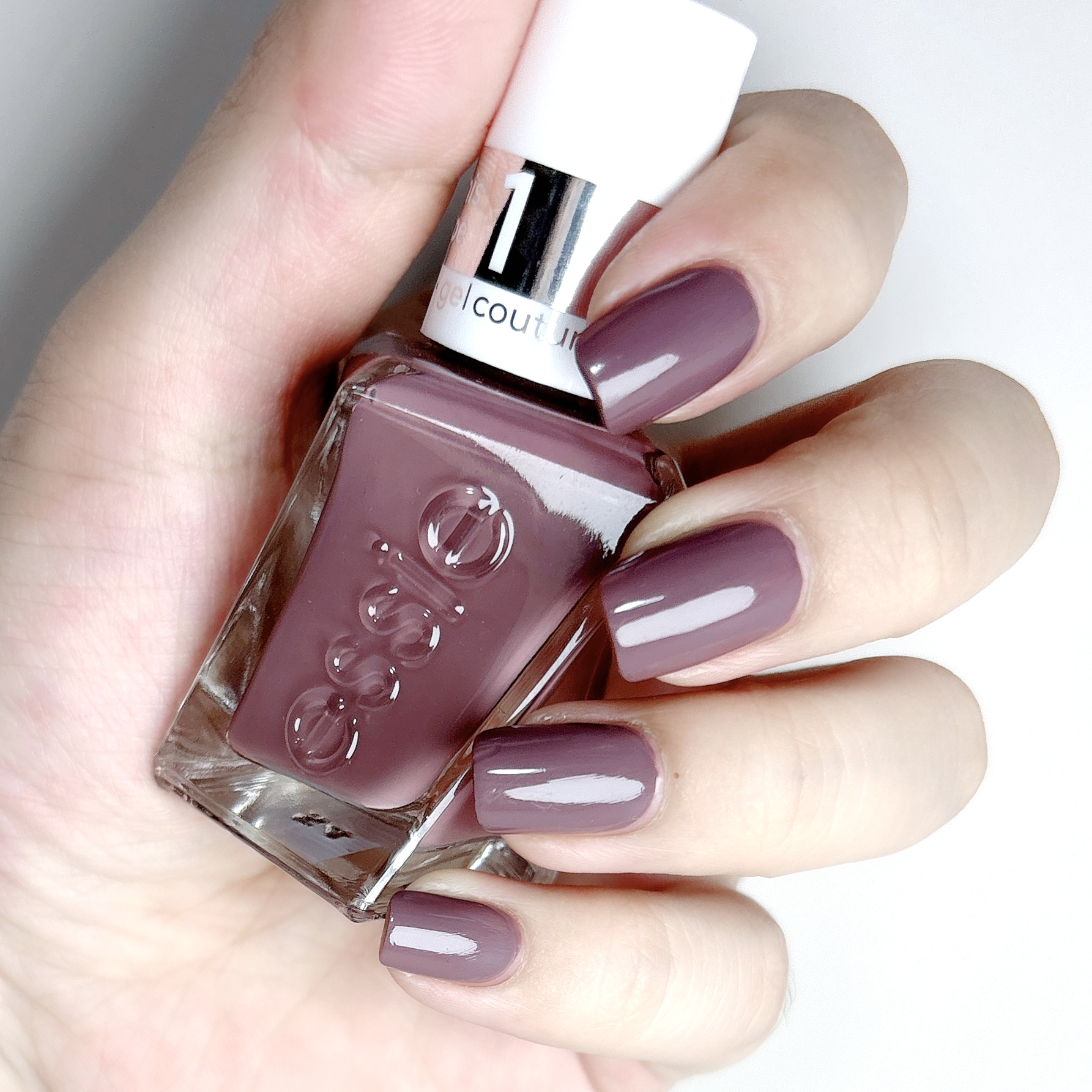 essie扭扭瓶指甲油秋冬灰紫免烤