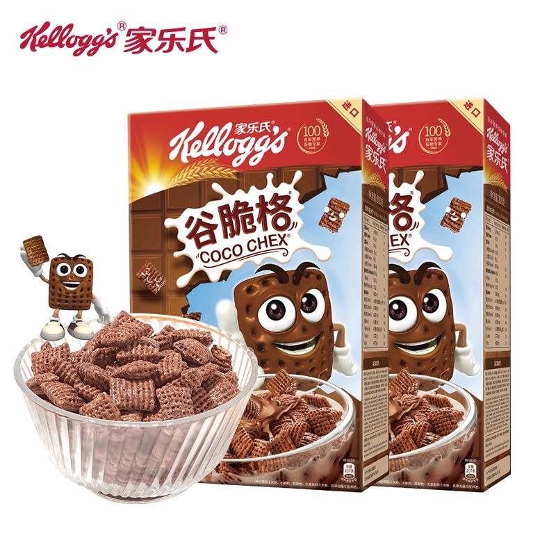 家乐氏麦片早餐牛奶麦片营养