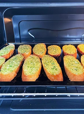 黄油蒜香面包西餐厅餐前现烤蒜蓉包轻食健身代餐半成品面包片90