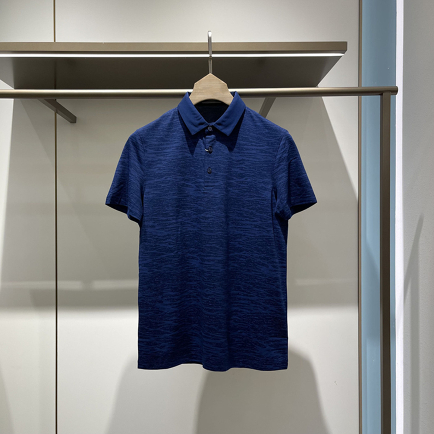 热卖夏季莫代尔纤维棉正肩短袖T恤 男士商务休闲翻领Polo衫