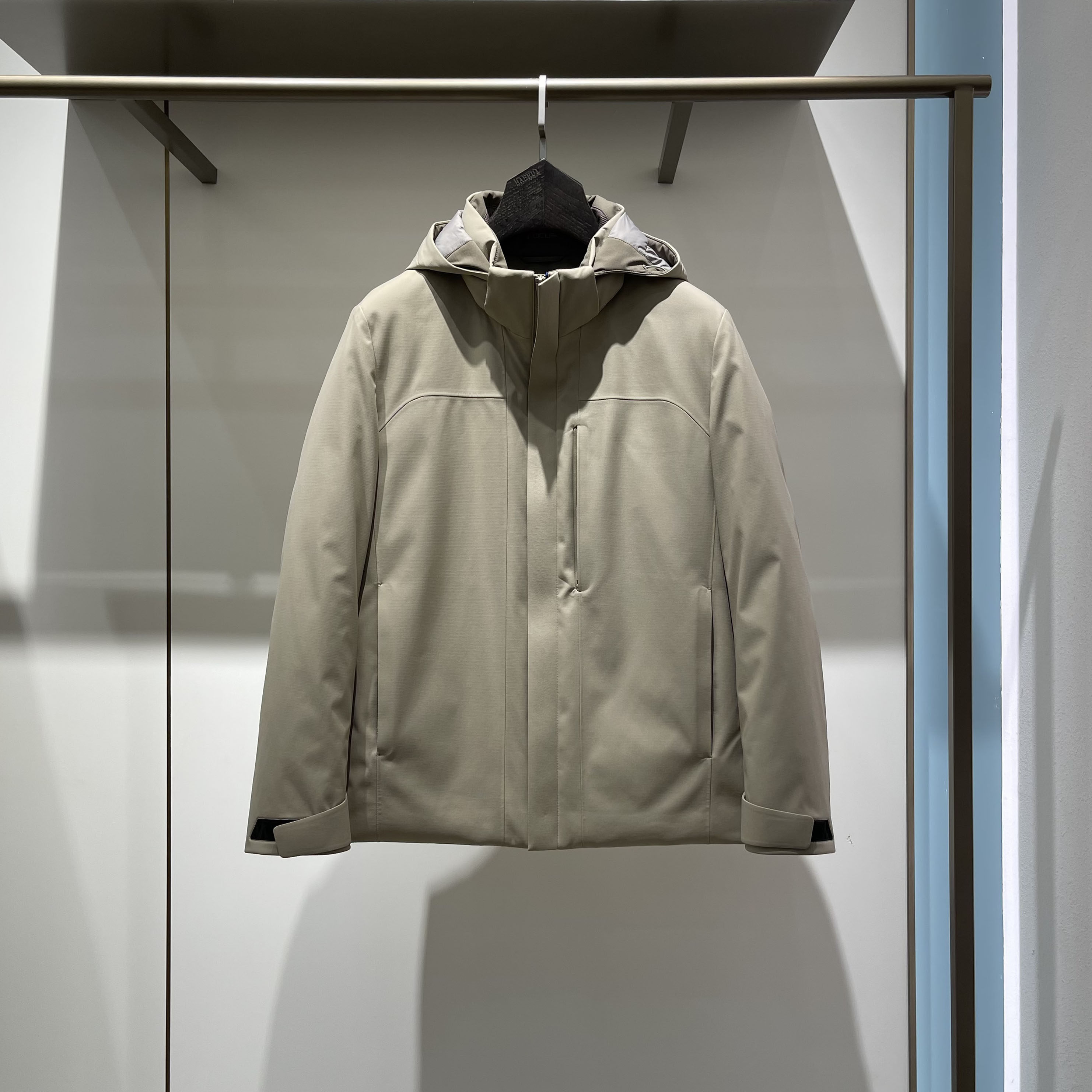 新款样衣 冬季厚尼克服 男士商务时尚可脱卸兔毛内胆羽绒外套,男装,皮草,淘宝优惠券,粉丝福利购,淘宝优惠卷