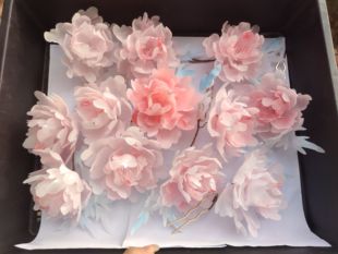 （特价合集）热缩片牡丹海棠花发簪汉服配饰国风日常青黛原创古风