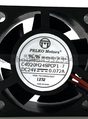正品 原装派尔可 PELKO MOTORS C4020H24SPCP1-7 24V 0.072A 4CM