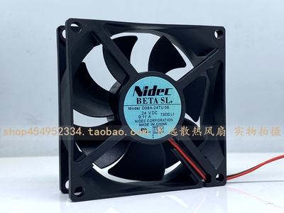 Nidec BETASL D08A-24TU 06 24V 0.11A 8CM 8025 变频器散热风扇