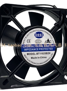 原装BEST BT11025B2H/S2H 220V 0.09A 19W 工业机柜轴流散热风扇