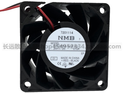NMB 06038RA-24R-EU DC24V 6038 6CM大风量变频器四线PWM散热风扇