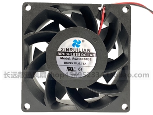 8CM 欣瑞联XINRUILIAN 厘米变频器风扇 0.78A 24V RGH8038B2 8038