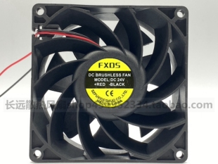 FXDS 9038风扇 DC24V 9238 9厘米 90x90x38MM 变频器 电焊机 风扇