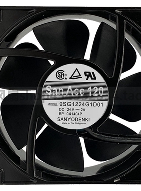 全新三洋 9SG1224P1G03 24V 2A 12038 12CM/厘米 铝框散热风扇