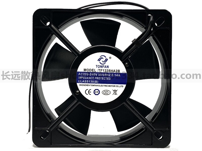 TOPFAN TF1338HA2B 220V 0.14A 13538 工业机柜轴流风机 散热风扇