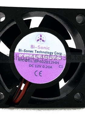 Bi-sonic 百瑞 BP402012HH 12V 0.20A 4020 逆变器配件散热风扇